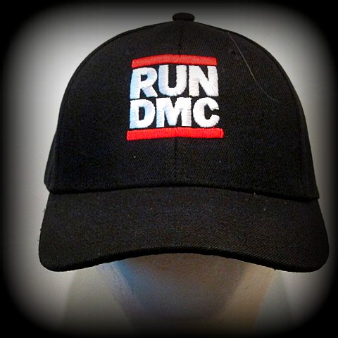 RUN DMC -  Embroidered rock baseball caps with Velcro back. One size fits all